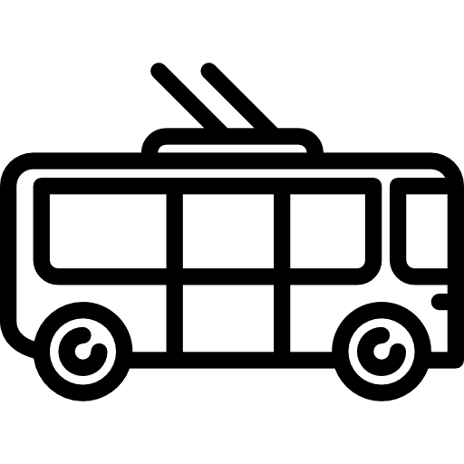 Trolleybus facing Right